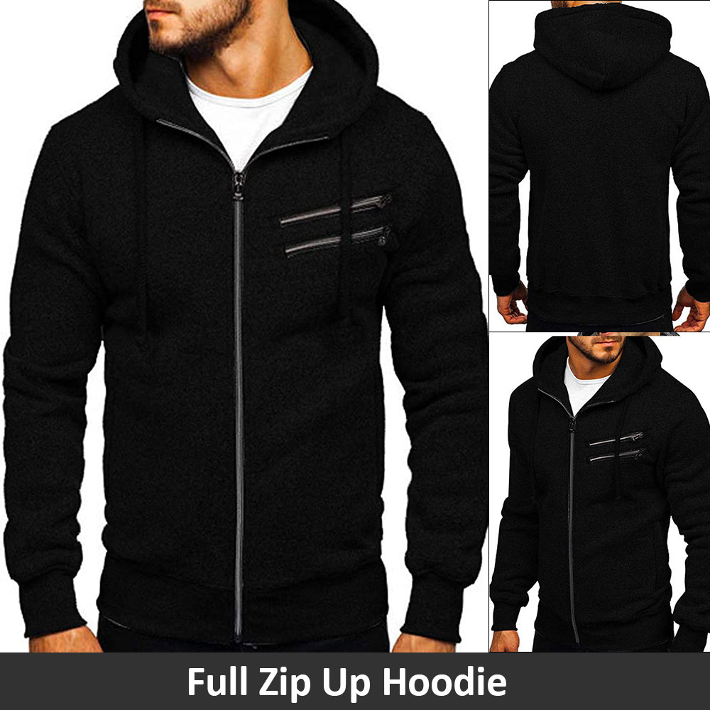 Full Zip Up Hoodie Code ST 4212 fashionary.pk