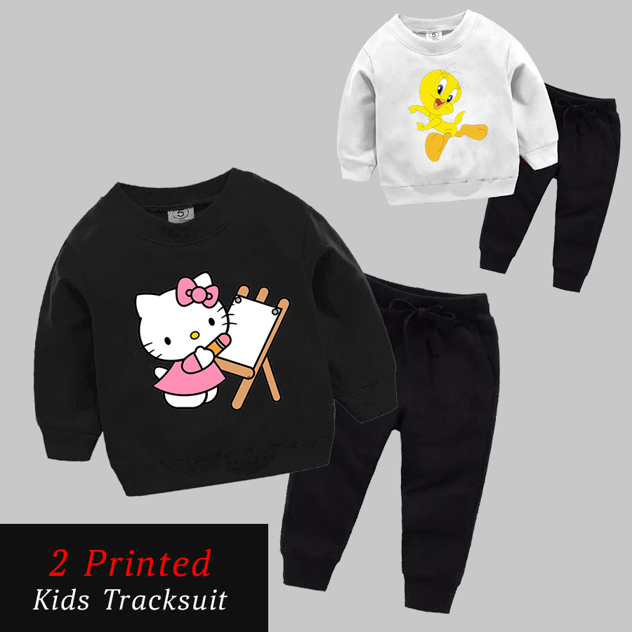 Pack of 2! Printed Tracksuits For Kids (Code: FA-1224)